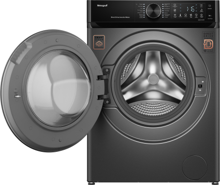 C    ,    Weissgauff WM 59411 Direct Drive Inverter Steam Deep Grey