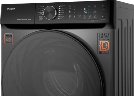 C    ,    Weissgauff WM 59411 Direct Drive Inverter Steam Deep Grey