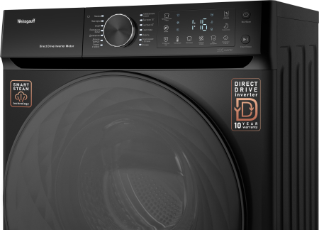 C    ,    Weissgauff WM 59411 Direct Drive Inverter Steam Matt Black