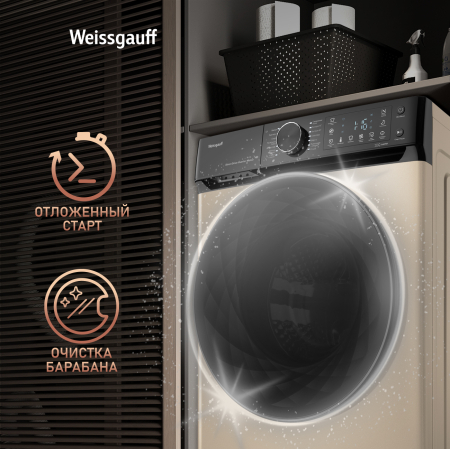 C    ,    Weissgauff WM 59411 Direct Drive Inverter Steam Champagne