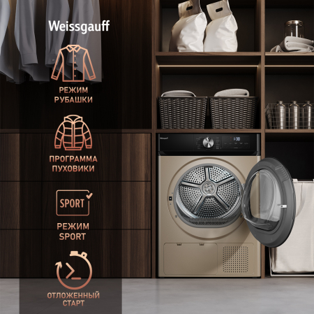  Weissgauff WD 6010 Heat Pump Champagne