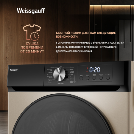   Weissgauff WD 6010 Heat Pump Champagne