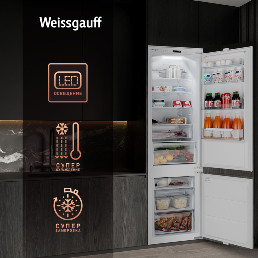 ������������ ����������� � ���������� Weissgauff WRKI 195 Full NoFrost Inverter