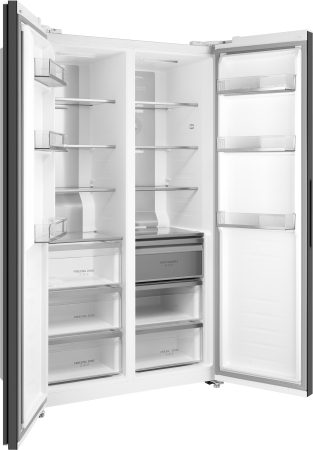     Weissgauff WSBS 1036 Inverter NoFrost Premium White Glass