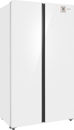     Weissgauff WSBS 1036 Inverter NoFrost Premium White Glass