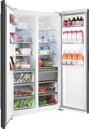     Weissgauff WSBS 1036 Inverter NoFrost Premium White Glass