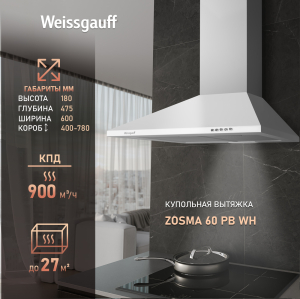   Weissgauff Zosma 60 PB WH