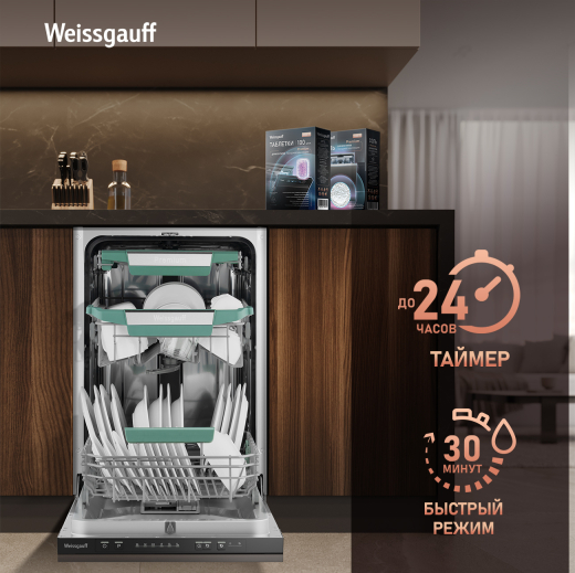 ������������ ������������� ������ � ����� �� ����, ����-����������� � ���������� Weissgauff BDW 4536 D Inverter AutoOpen Infolight