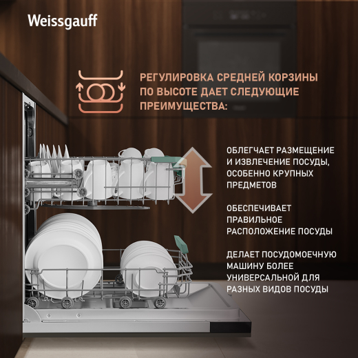 ������������ ������������� ������ � ����� �� ����, ����-����������� � ���������� Weissgauff BDW 4536 D Inverter AutoOpen Infolight