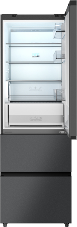   Weissgauff WFD 450 Total NoFrost Inverter Dark Grey Built-in