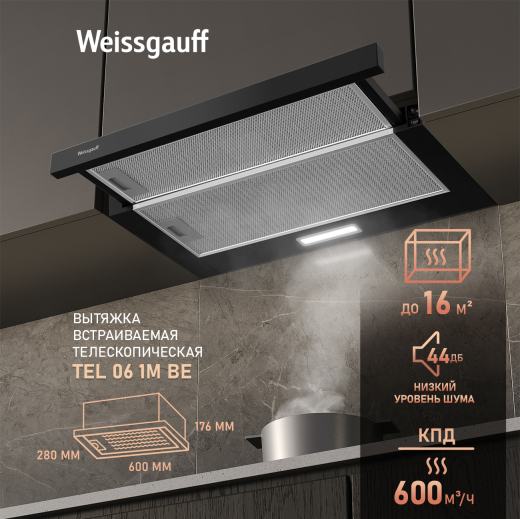 �������� ������������ �������  Weissgauff TEL 06 1M BE
