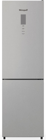     Weissgauff WRK 2000 Total NoFrost Inverter Bru Steel Glass