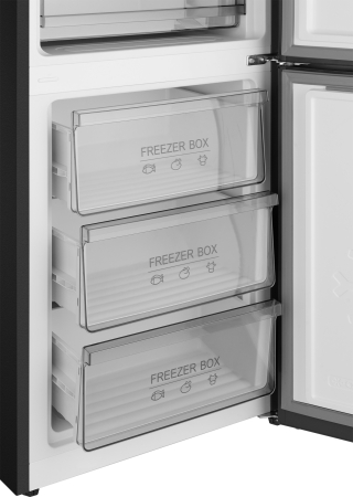     Weissgauff WRK 185 Total NoFrost Inverter Black Inox