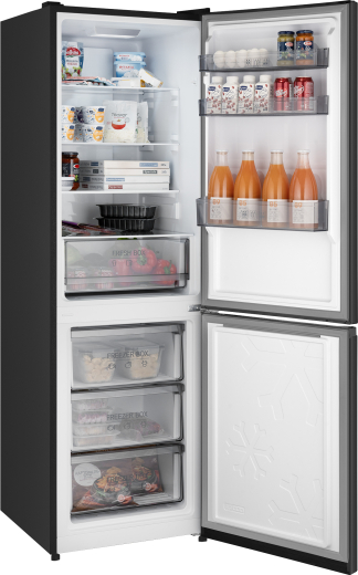 ��������������� ����������� � ���������� Weissgauff WRK 185 Total NoFrost Inverter Black
