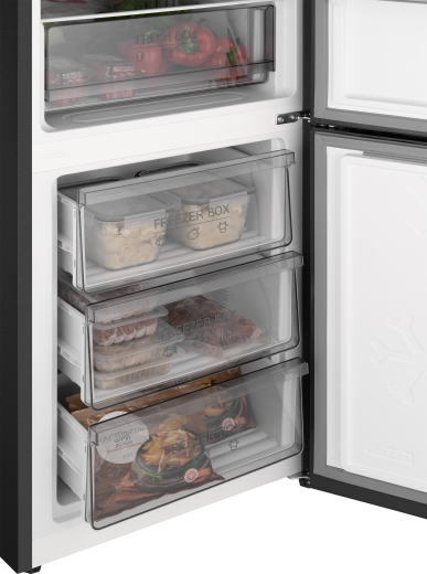 ��������������� ����������� � ���������� Weissgauff WRK 185 Total NoFrost Inverter Black