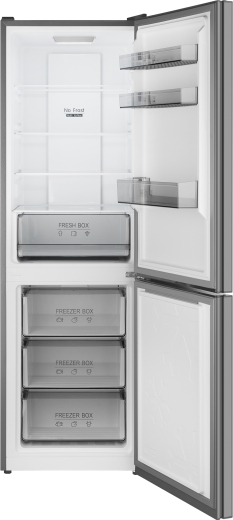 ��������������� ����������� � ���������� Weissgauff WRK 185 Total NoFrost Inverter Beige Glass