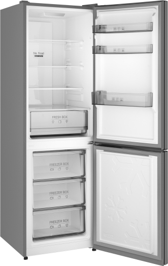��������������� ����������� � ���������� Weissgauff WRK 185 Total NoFrost Inverter Beige Glass