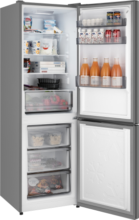     Weissgauff WRK 185 Total NoFrost Inverter Beige Glass