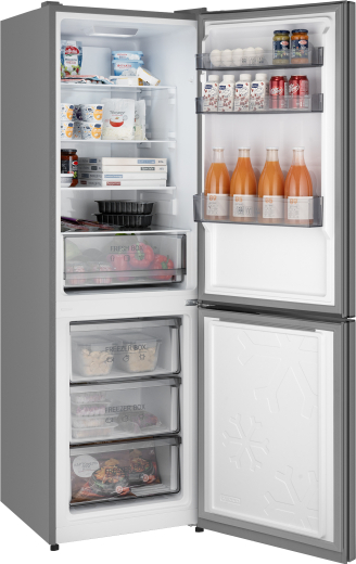 ��������������� ����������� � ���������� Weissgauff WRK 185 Total NoFrost Inverter Beige Glass
