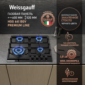   Weissgauff HGG 641 BGV Premium Line