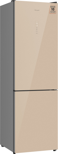 ��������������� ����������� � ���������� Weissgauff WRK 2000 Total NoFrost Inverter Beige Glass