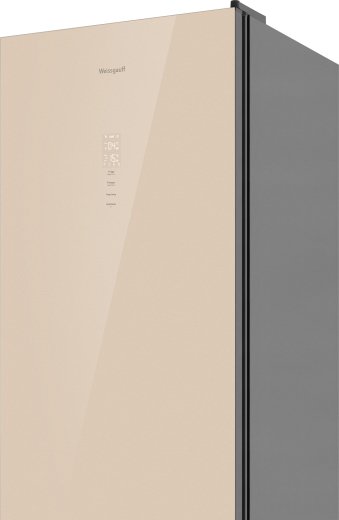 ��������������� ����������� � ���������� Weissgauff WRK 2000 Total NoFrost Inverter Beige Glass