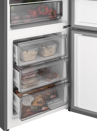 ��������������� ����������� � ���������� Weissgauff WRK 185 Total NoFrost Inverter Inox