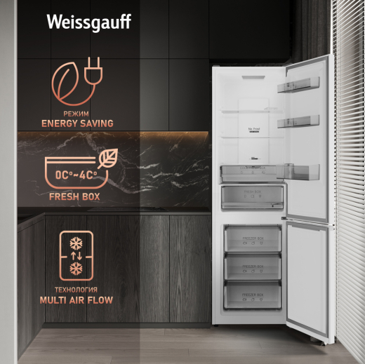 ��������������� ����������� � ���������� Weissgauff WRK 2000 Total NoFrost Inverter White