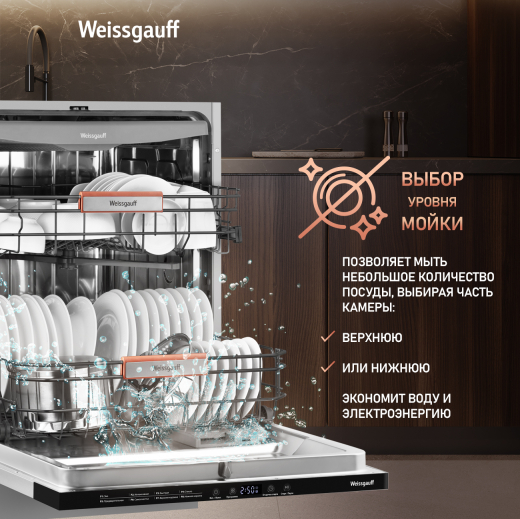 ������������ ������������� ������ � ����� �� ����, ����-����������� � ���������� Weissgauff BDW 6038 D Inverter Autoopen