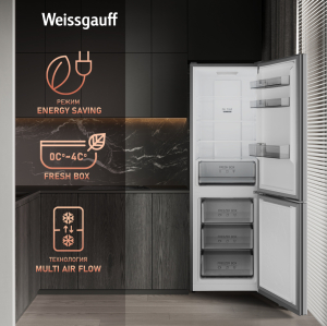     Weissgauff WRK 185 Total NoFrost Inverter Inox