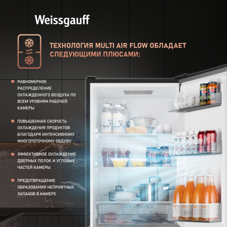     Weissgauff WRK 2000 Total NoFrost Inverter Black