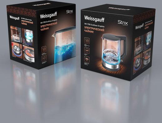 ������ ������������� Weissgauff WK 1700 EcoGlass Graphite