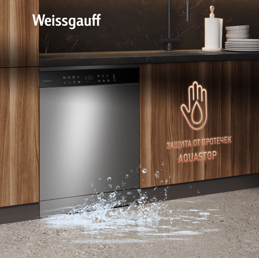 ������������� ������ Weissgauff DW 6039 Touch Dual Wash Inox