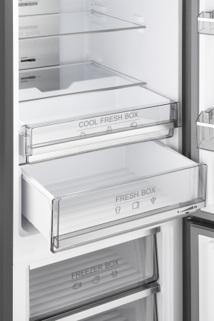     Weissgauff WRK 2000 Total NoFrost Inverter Bru Steel Glass