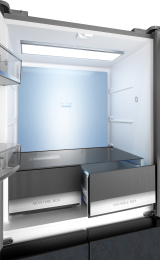 ��������������� ����������� � ���������� Weissgauff WCD 450 Rock Glass NoFrost Inverter