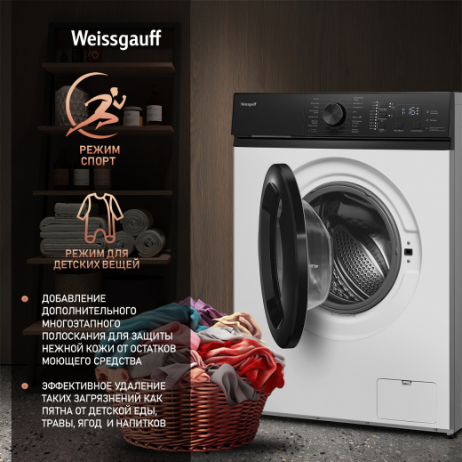 C��������� ������ � ���������� � ����� Weissgauff WM 4527 DC Inverter Steam�