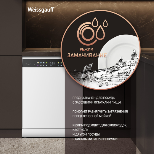 ������������� ������ � ����-����������� � ���������� Weissgauff DW 6138 Touch Inverter Autoopen