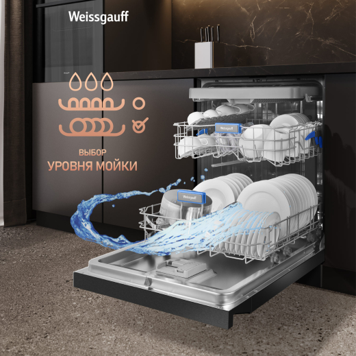 ������������� ������ � ����-����������� � ���������� Weissgauff DW 6138 Touch Inverter Autoopen Black