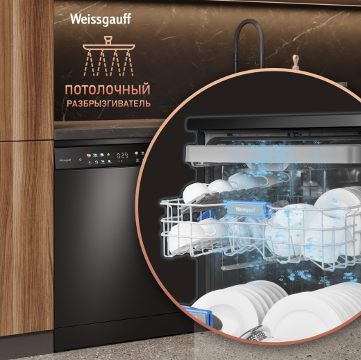 ������������� ������ � ����-����������� � ���������� Weissgauff DW 6138 Touch Inverter Autoopen Black