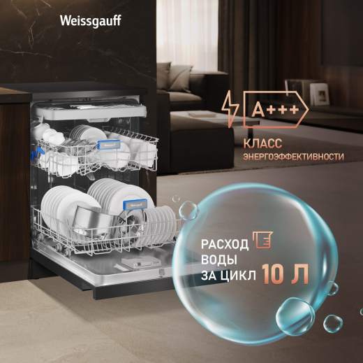 ������������� ������ � ����-����������� � ���������� Weissgauff DW 6138 Touch Inverter Autoopen Black