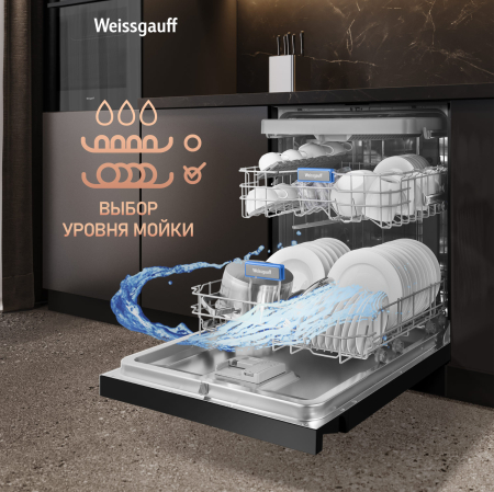   Weissgauff DW 6038 D Dual Wash Black