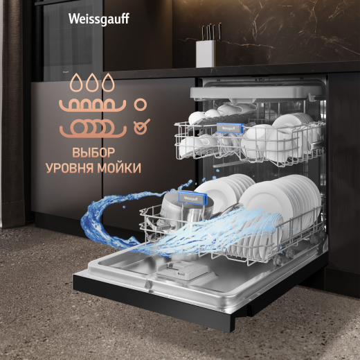 ������������� ������ Weissgauff DW 6038 D Dual Wash Black