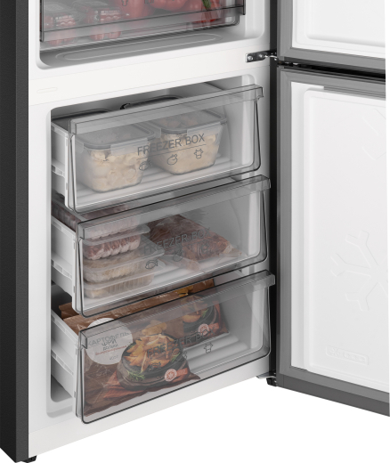 ��������������� ����������� � ���������� Weissgauff WRK 2000 Total NoFrost Inverter Black Inox