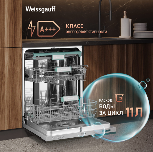 ������������ ������������� ������ � ����� �� ���� � ����-����������� Weissgauff BDW 6138 D (����������� 2025 ����)