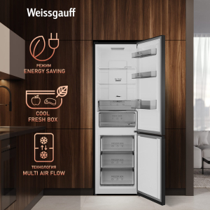     Weissgauff WRK 2000 Total NoFrost Inverter Black Inox