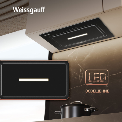 �������� ������������ ������� Weissgauff Aura 456 Touch Black Glass
