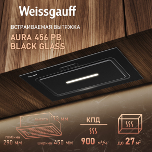    Weissgauff Aura 456 PB Black Glass