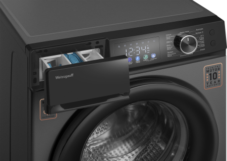 C      Weissgauff WM 45126 Inverter Steam Color Touch Grey