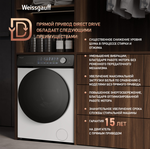 C��������� ������ � ������ ��������, ���������� � ����� Weissgauff WM 45126 Steam Direct Drive