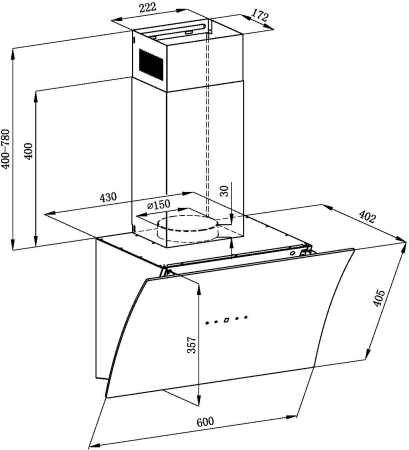   Weissgauff Merga 60 BL Sensor